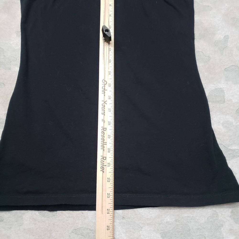 Rock 47 By Wrangler Tank Top Womens Large Black Pullover Sleeveless Metal Studs - Picture 9 of 10